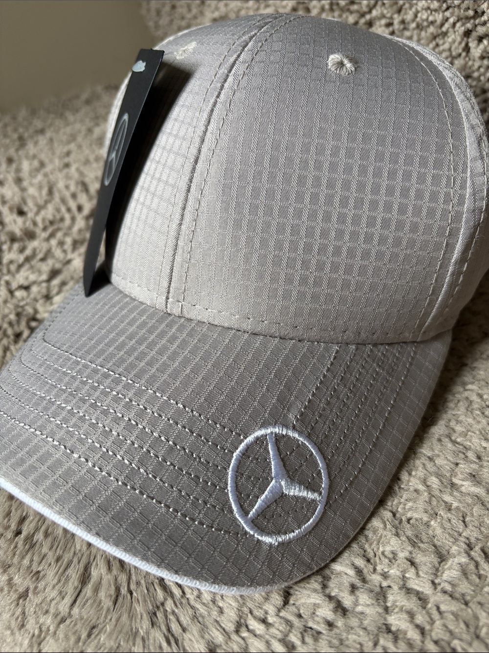 Men's Beige Mercedes Baseball Cap - one size